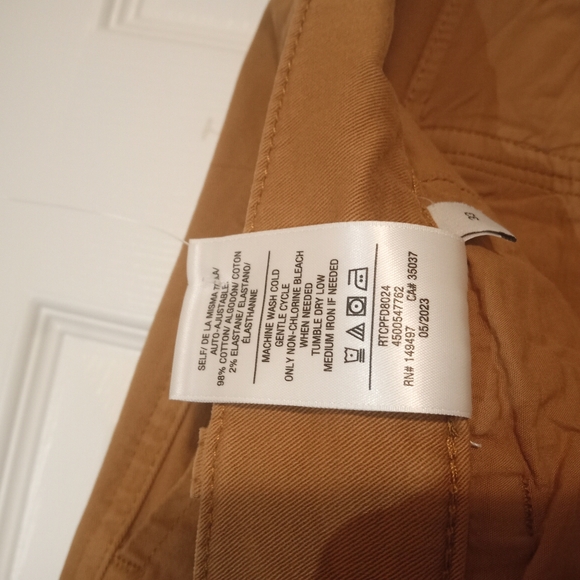 NEW Joe’s Jeans The Precious Cropped Cargo straight leg brown pants Sz 33/ 16 - Picture 6 of 10